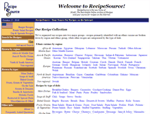 Tablet Screenshot of mail.recipesource.com